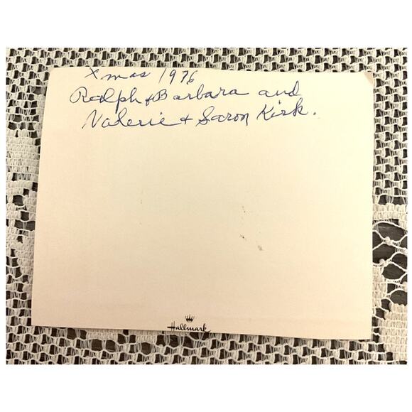 1976 Sheep Dog Christmas Family Photo - Picture 4 of 6